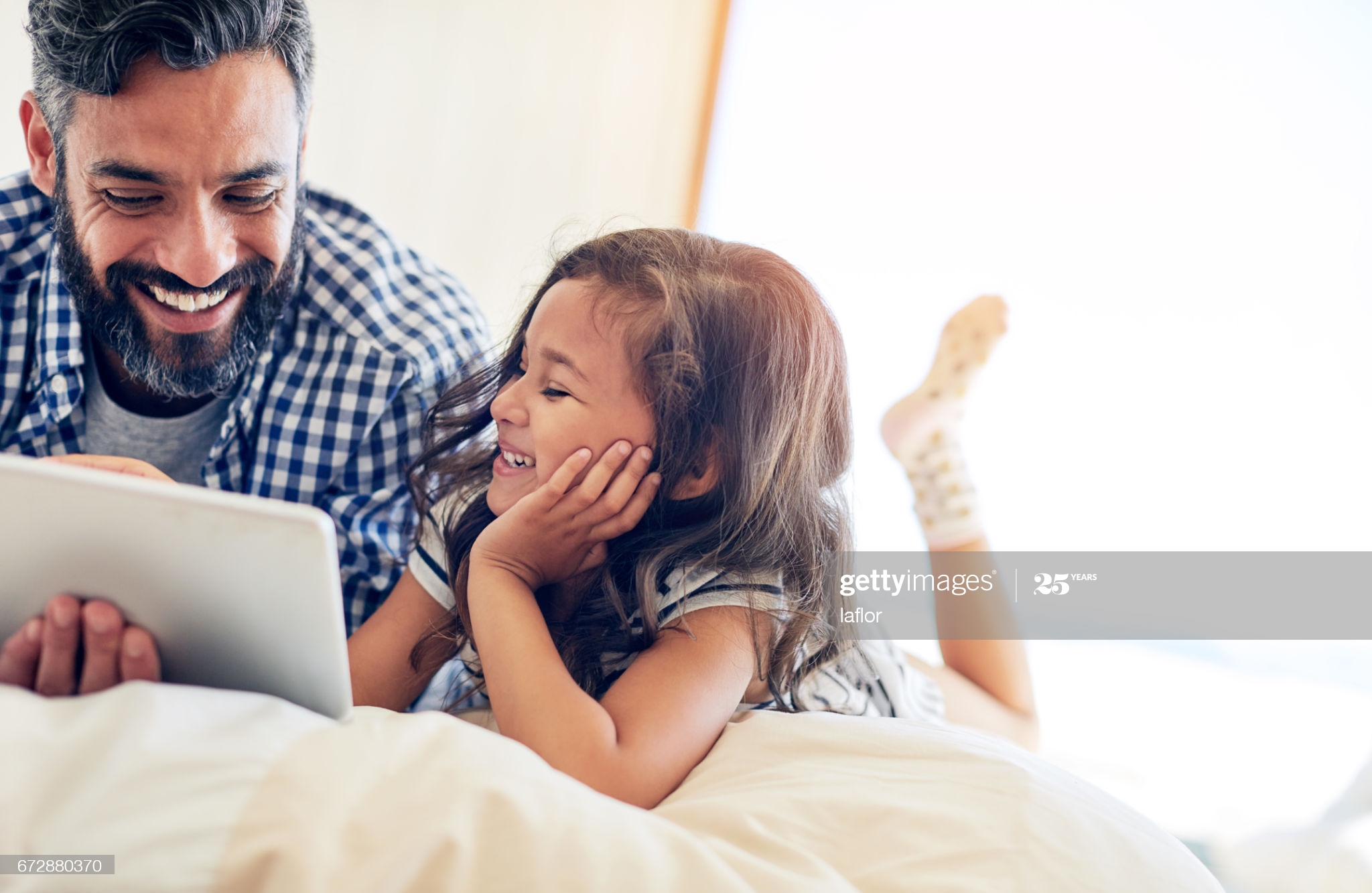 dad and daughter