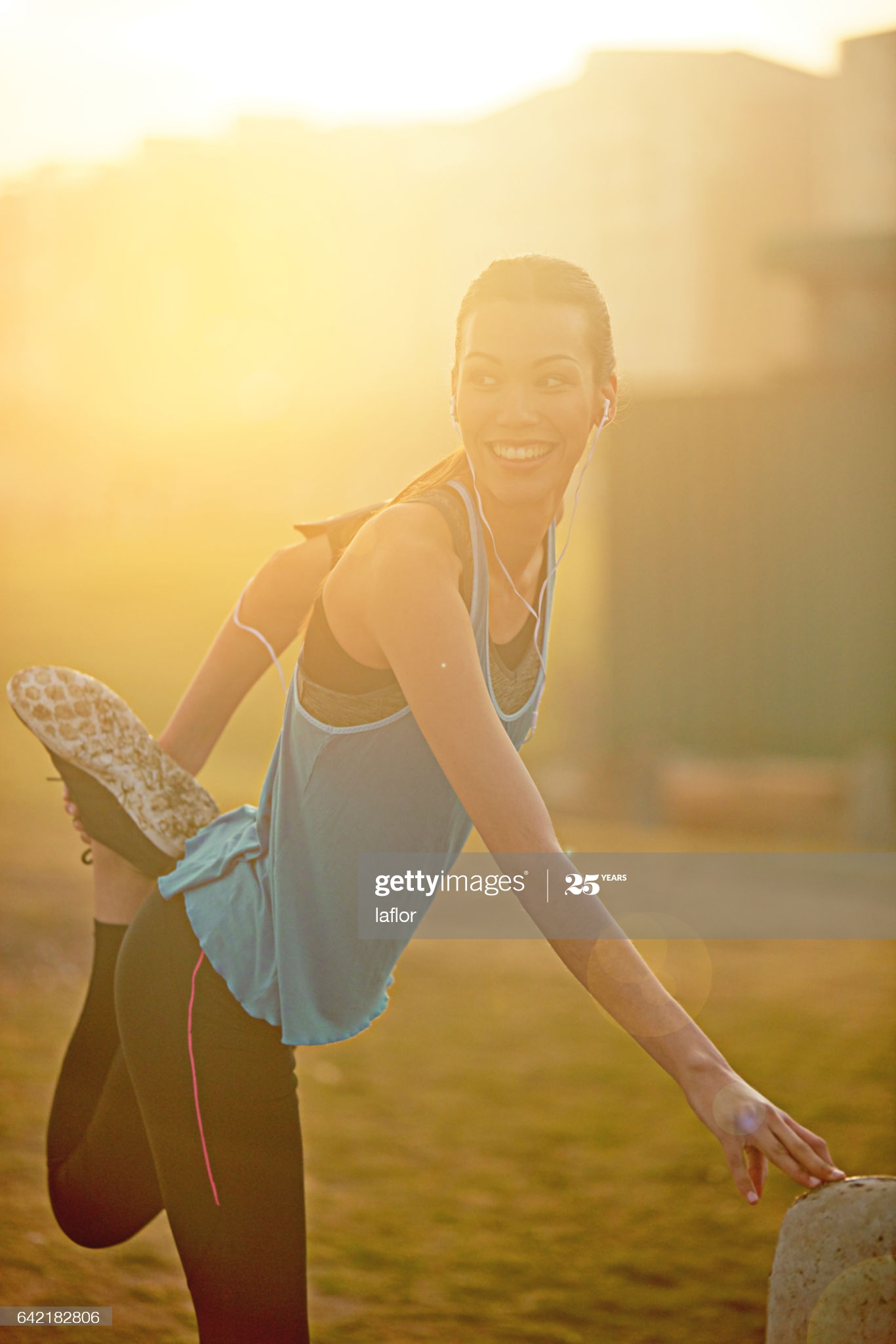 stretching